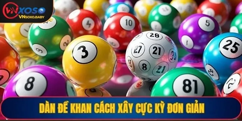 Dàn đề khan cách xây cực kỳ đơn giản