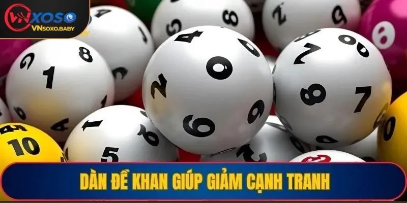 Dàn đề khan giúp giảm cạnh tranh trong quá trình tham gia