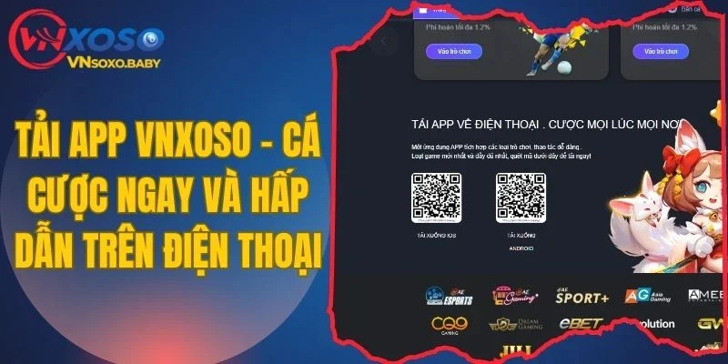 tải app VNSOXO