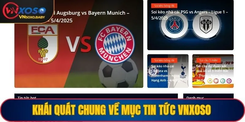 Khái quát chung về mục tin tức VNSOXO