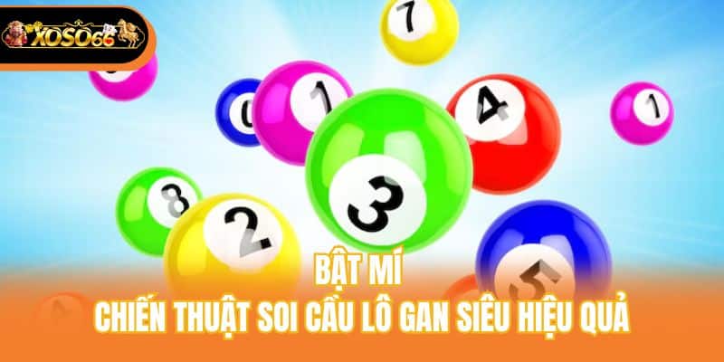 Bật mí chiến thuật soi cầu lô gan siêu hiệu quả